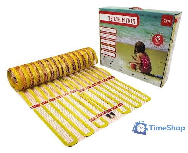 Нагревательный мат СТН City Heat 6х1 м 900 Вт - Изображение №1 — Интернет-магазин Time-Shop