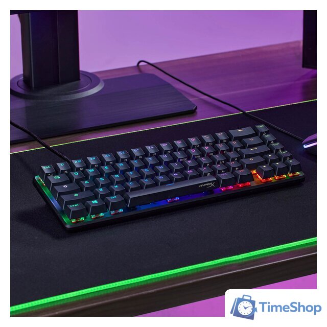 Клавиатура HyperX Alloy Origins 65 (HyperX Aqua, нет кириллицы) - Изображение №9 — Интернет-магазин Time-Shop