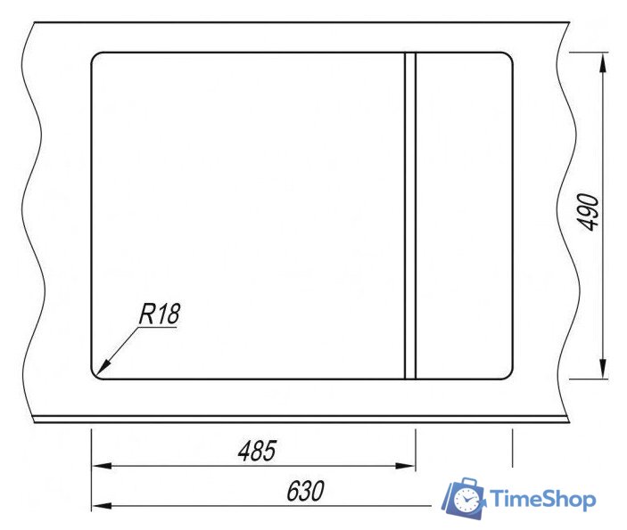 Кухонная мойка ARFEKA ZIA 65 Wet Graphite - Изображение №6 — Интернет-магазин Time-Shop