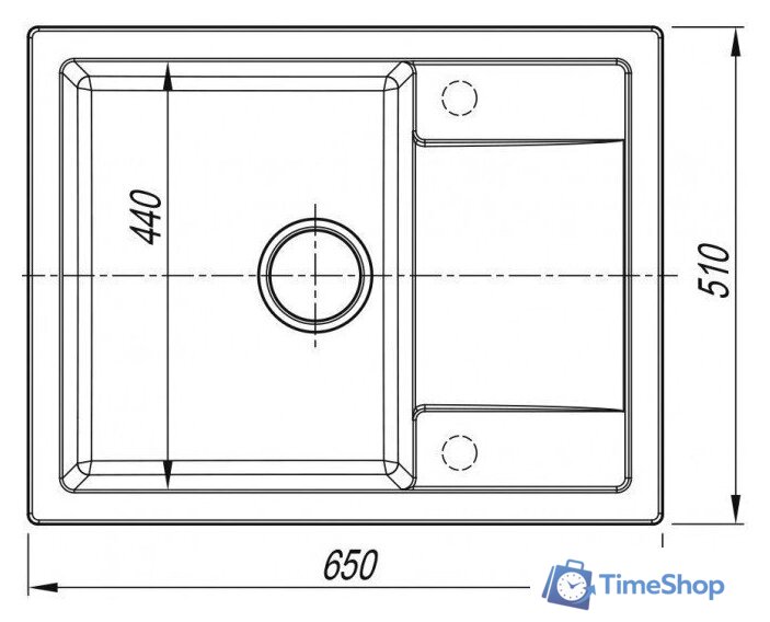 Кухонная мойка ARFEKA ZIA 65 Wet Graphite - Изображение №5 — Интернет-магазин Time-Shop