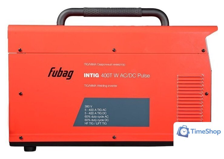 Сварочный инвертор Fubag INTIG 400 T W AC/DC PULSE 31456.2 (с горелкой) - Изображение №4 — Интернет-магазин Time-Shop