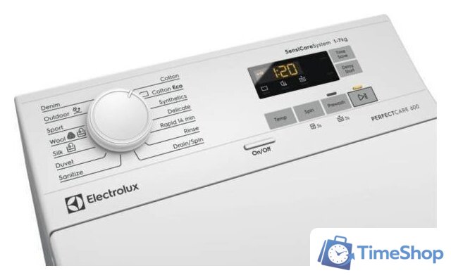 Стиральная машина с вертикальной загрузкой Electrolux EW6TN5261F - Изображение №3 — Интернет-магазин Time-Shop