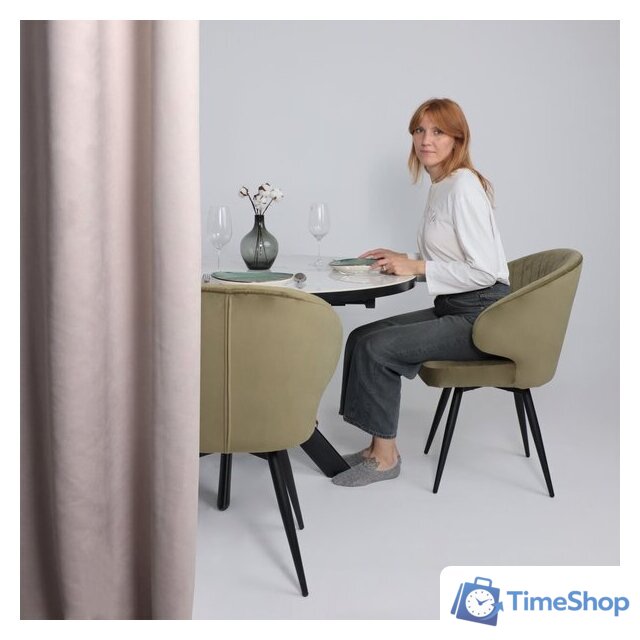 Стул Мамадома Rob-R1 360 (d12 Olive Lux/черный) - Изображение №2 — Интернет-магазин Time-Shop