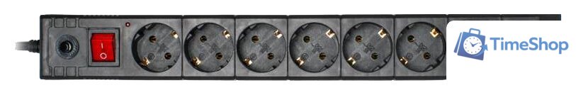 Сетевой фильтр Buro BU-SP5-USB-2A-B - Изображение №1 — Интернет-магазин Time-Shop