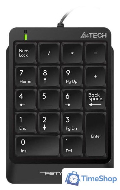 Цифровой блок A4Tech FK13P (черный) - Изображение №2 — Интернет-магазин Time-Shop