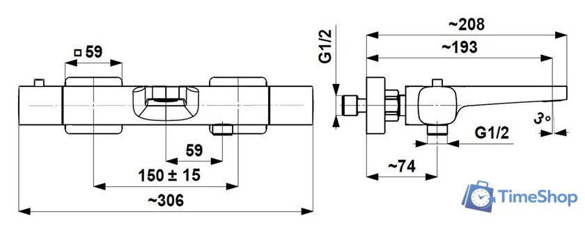 Смеситель KFA Malaga 575401081 - Изображение №2 — Интернет-магазин Time-Shop