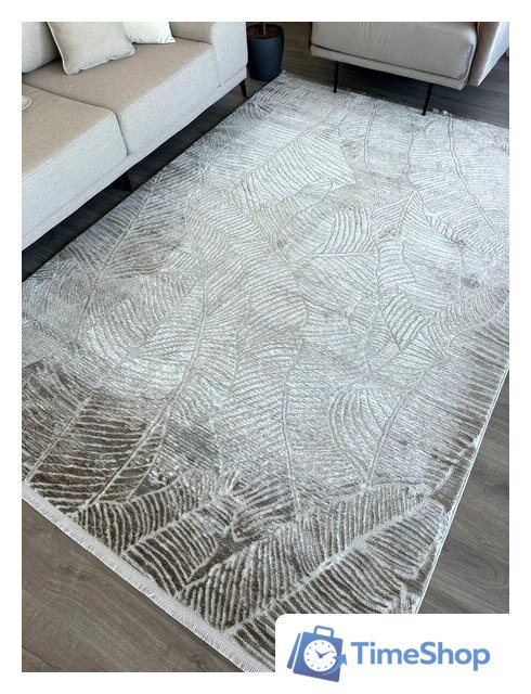 Ковер для жилой комнаты Radjab Carpet Марсель NP 425 Прямоугольник 11610RK (3x5, Cream/Vizon) - Изображение №7 — Интернет-магазин Time-Shop