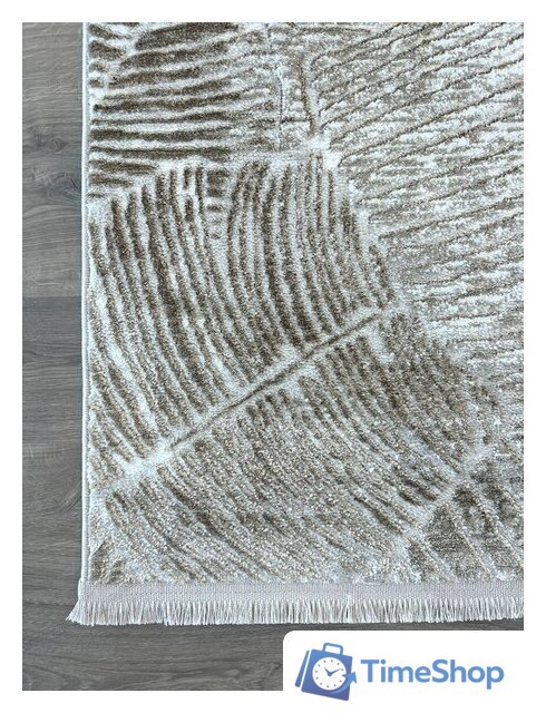 Ковер для жилой комнаты Radjab Carpet Марсель NP 425 Прямоугольник 11610RK (3x5, Cream/Vizon) - Изображение №2 — Интернет-магазин Time-Shop