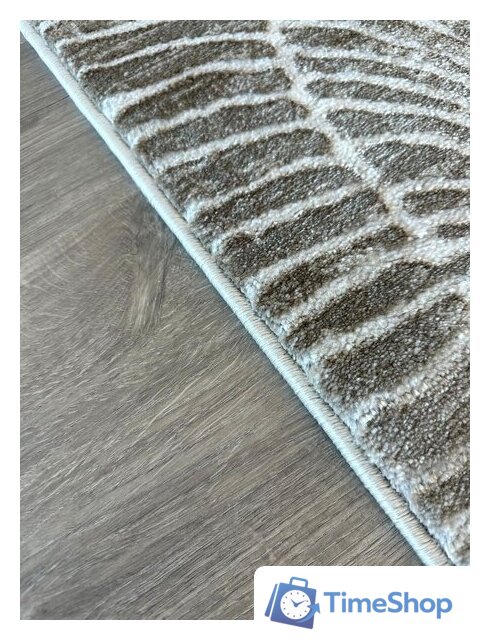 Ковер для жилой комнаты Radjab Carpet Марсель NP 425 Прямоугольник 11610RK (3x5, Cream/Vizon) - Изображение №3 — Интернет-магазин Time-Shop