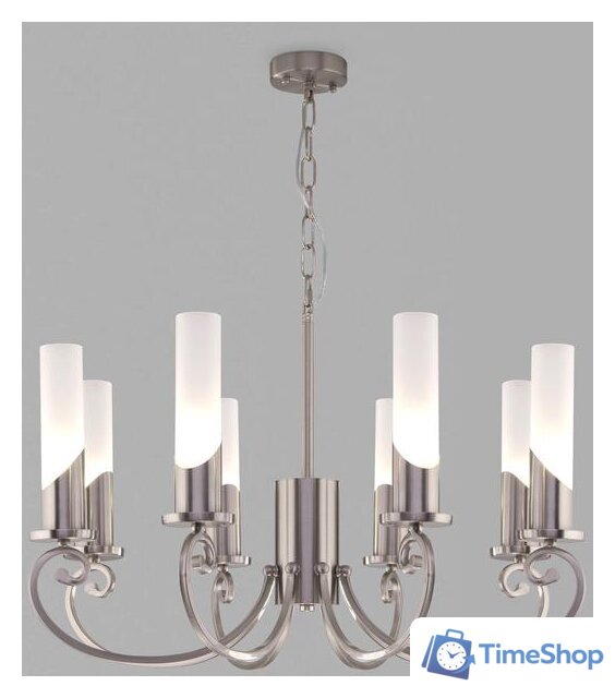 Подвесная люстра Евросвет Banci 60117/8 (никель) - Изображение №1 — Интернет-магазин Time-Shop