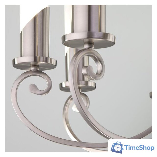 Подвесная люстра Евросвет Banci 60117/8 (никель) - Изображение №4 — Интернет-магазин Time-Shop