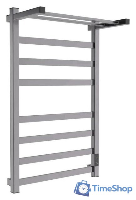 Полотенцесушитель Маргроид Ferrum Вид 81/10 СНШ 80x50 с полкой (графит, таймер справа) - Изображение №1 — Интернет-магазин Time-Shop