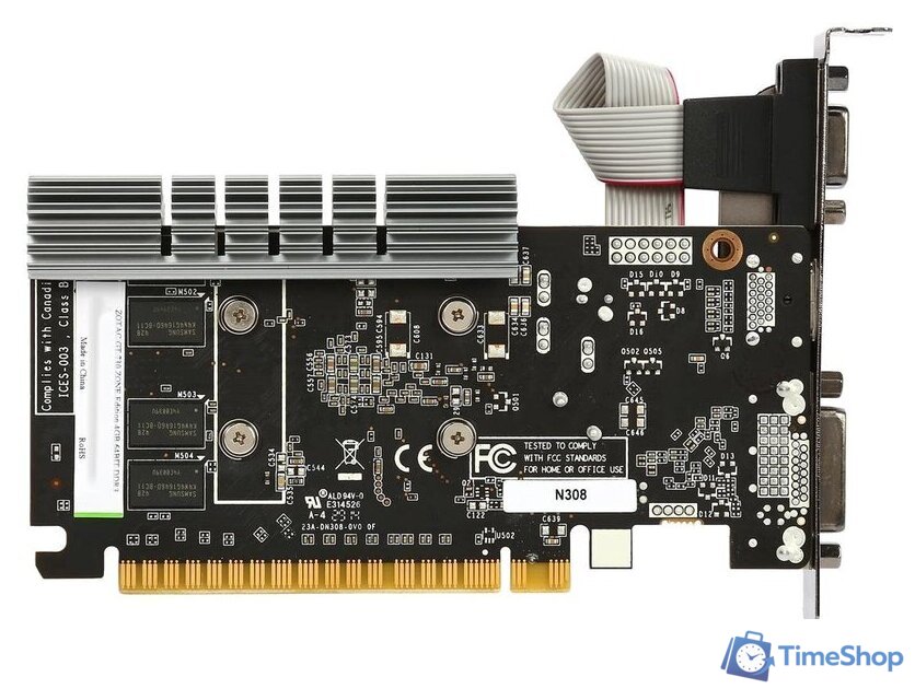 Видеокарта ZOTAC GeForce GT 730 4GB DDR3 Zone Edition ZT-71115-20L - Изображение №2 — Интернет-магазин Time-Shop