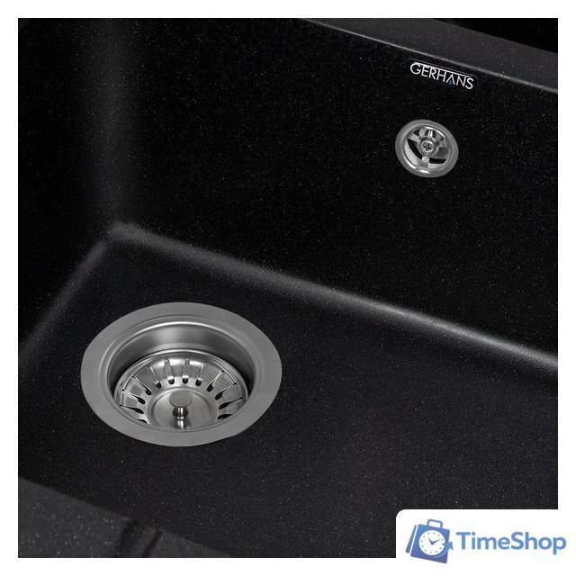 Кухонная мойка Gerhans E10 (оникс) - Изображение №4 — Интернет-магазин Time-Shop