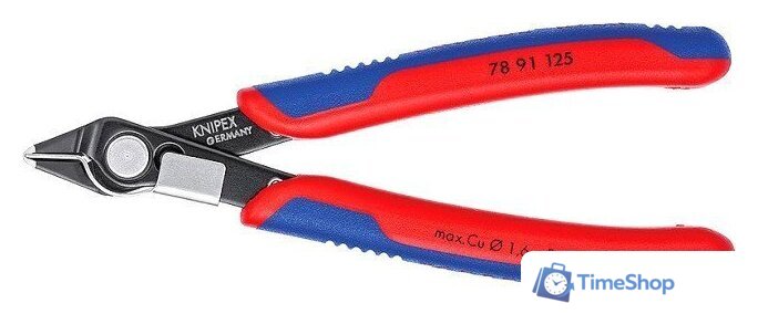 Кусачки боковые (бокорезы) Knipex Electronic Super Knips 7891125 - Изображение №1 — Интернет-магазин Time-Shop