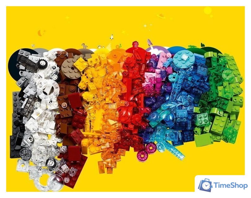 Набор деталей LEGO Classic 11013 Прозрачные кубики - Изображение №20 — Интернет-магазин Time-Shop