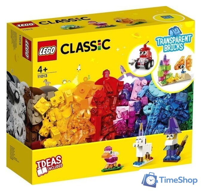 Набор деталей LEGO Classic 11013 Прозрачные кубики - Изображение №1 — Интернет-магазин Time-Shop