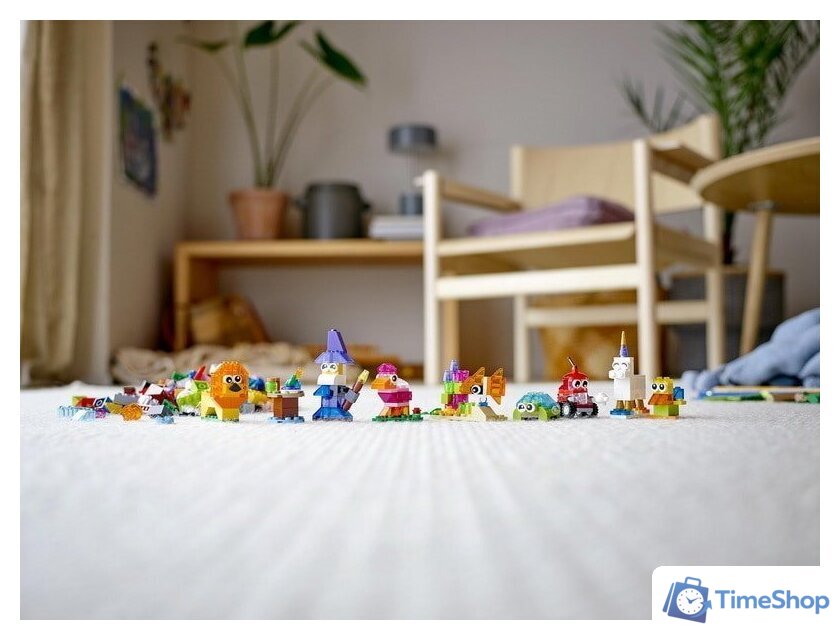 Набор деталей LEGO Classic 11013 Прозрачные кубики - Изображение №18 — Интернет-магазин Time-Shop