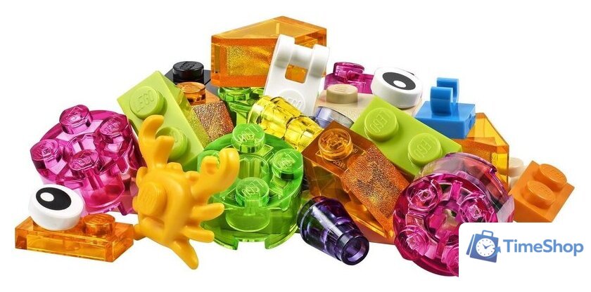 Набор деталей LEGO Classic 11013 Прозрачные кубики - Изображение №14 — Интернет-магазин Time-Shop