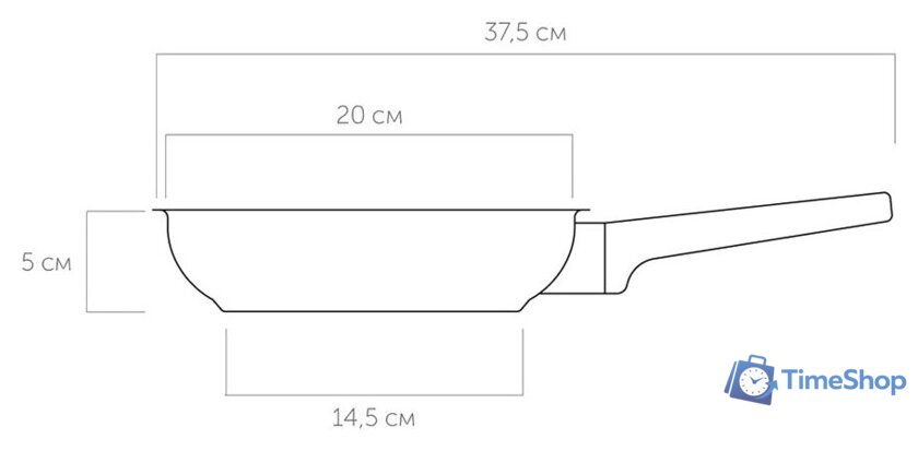 Сковорода Nadoba Andrea 727919 - Изображение №4 — Интернет-магазин Time-Shop