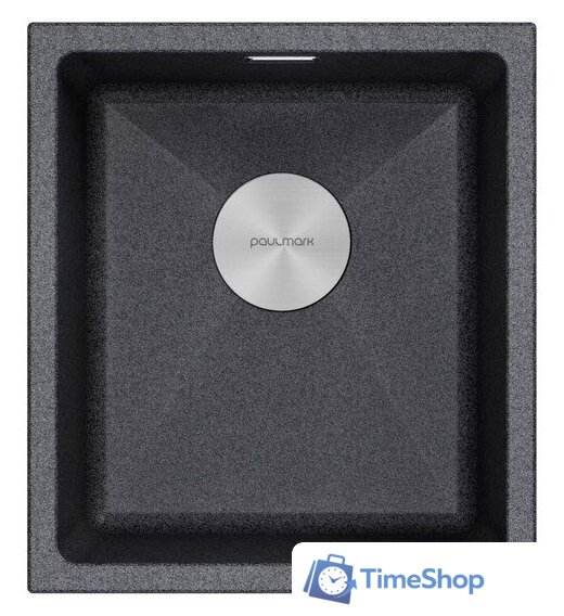 Кухонная мойка Paulmark IT-Granit Lumi 41 Uni LU41-DG (темно-серый/графит) - Изображение №1 — Интернет-магазин Time-Shop