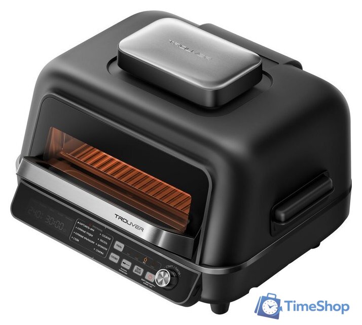 Аэрогриль (аэрофритюрница) Trouver Indoor Air fry grill IG20 Pro Black - Изображение №3 — Интернет-магазин Time-Shop