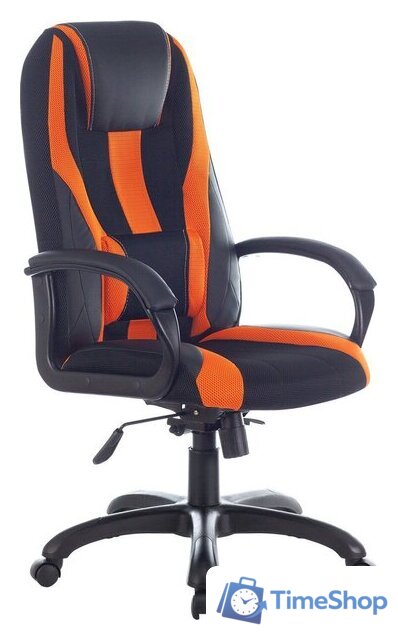 Игровое (геймерское) кресло Brabix Premium Rapid GM-102 532420 (черный/оранжевый) - Изображение №1 — Интернет-магазин Time-Shop