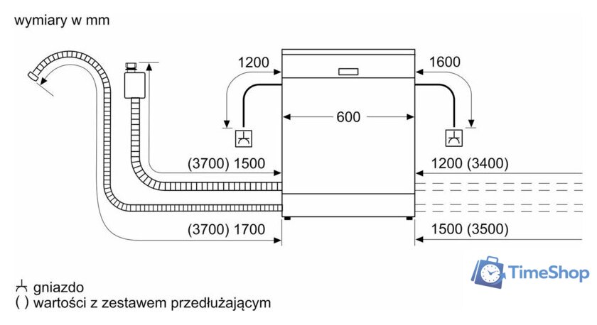 Встраиваемая посудомоечная машина Siemens iQ300 SN73HX48VE - Изображение №11 — Интернет-магазин Time-Shop