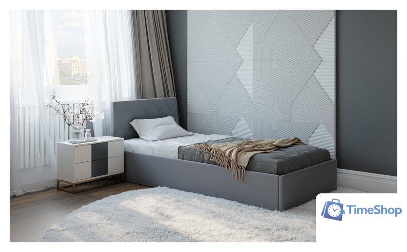 Кровать Natura Vera Техас с ПМ 90x200 (Maxx 965) - Изображение №2 — Интернет-магазин Time-Shop