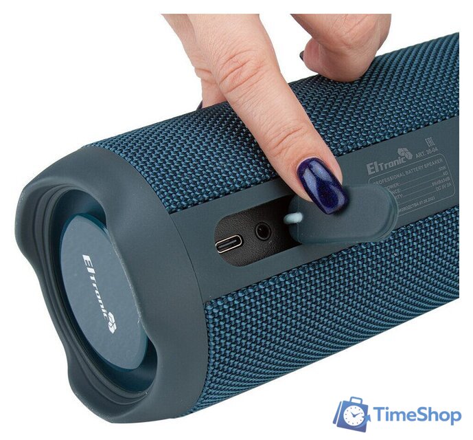 Беспроводная колонка Eltronic 30-04 Simply (темно-синий) - Изображение №4 — Интернет-магазин Time-Shop