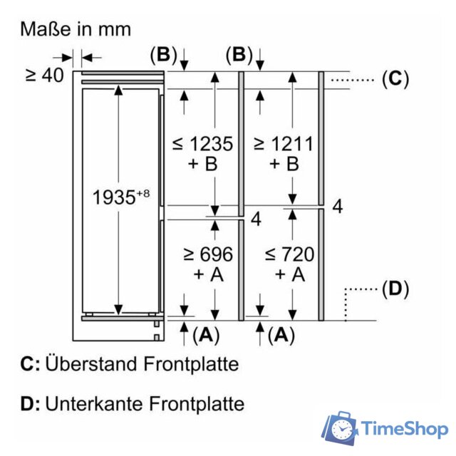 Холодильник Siemens iQ300 KB96NVFE0 - Изображение №11 — Интернет-магазин Time-Shop