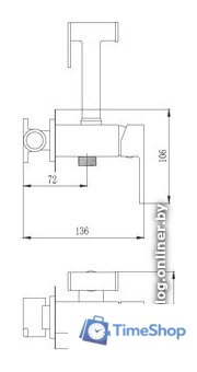 Смеситель Haiba HB5511 (хром) - Изображение №2 — Интернет-магазин Time-Shop