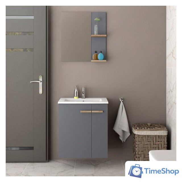  Lauter Зеркало Adri 59 (антрацит) - Изображение №2 — Интернет-магазин Time-Shop