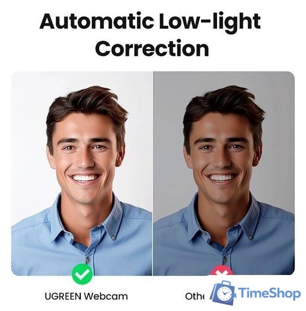 Веб-камера Ugreen CM678 15728 - Изображение №6 — Интернет-магазин Time-Shop