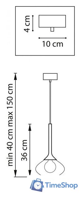 Подвесная люстра Lightstar Vetro 801203 - Изображение №6 — Интернет-магазин Time-Shop