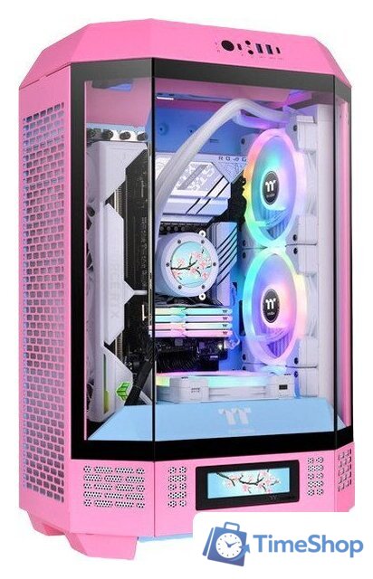 Корпус Thermaltake The Tower 300 Bubble Pink CA-1Y4-00SAWN-00 - Изображение №1 — Интернет-магазин Time-Shop
