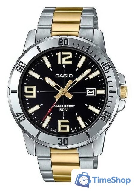 Наручные часы Casio MTP-VD01SG-1B - Изображение №1 — Интернет-магазин Time-Shop