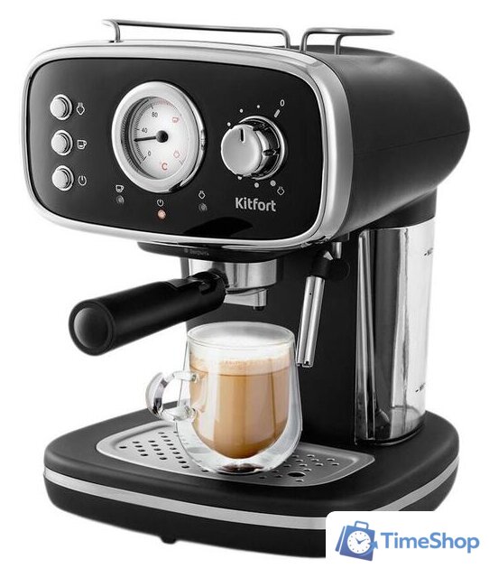 Рожковая кофеварка Kitfort KT-736 - Изображение №1 — Интернет-магазин Time-Shop