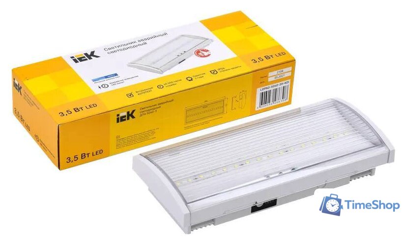 Светильник IEK ДПА 5040-3 LDPA0-5040-3H-K01 - Изображение №2 — Интернет-магазин Time-Shop