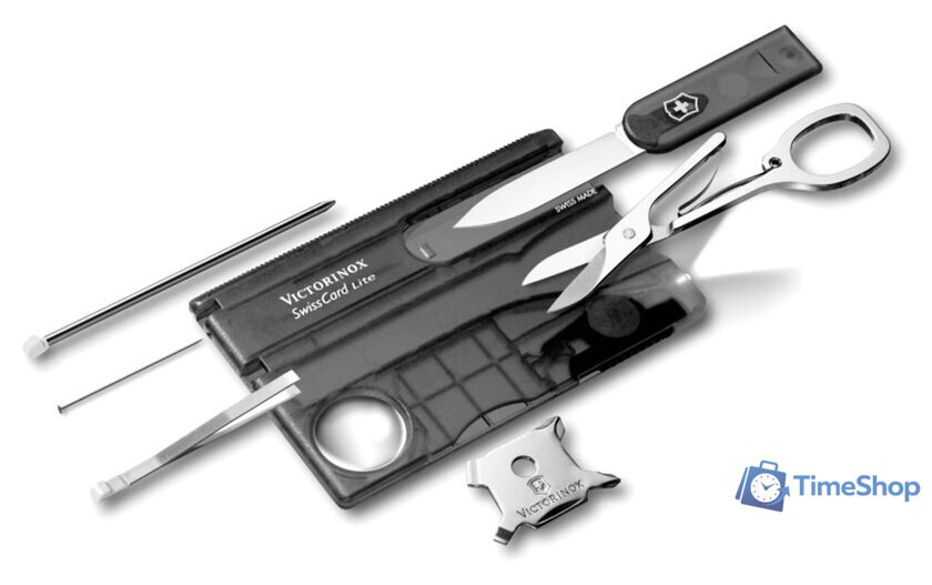 Мультитул Victorinox SwissCard Lite 0.7333.T3 - Изображение №2 — Интернет-магазин Time-Shop