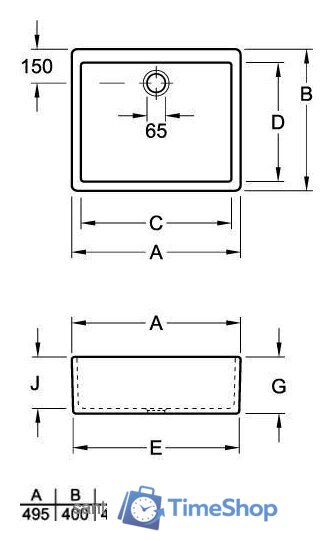 Кухонная мойка Villeroy & Boch Omnia Pro 63210001 - Изображение №2 — Интернет-магазин Time-Shop