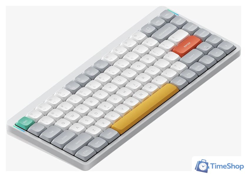 Клавиатура NuPhy Air75 V2 Ionic White (Gateron Low Profile Brown 2.0) - Изображение №1 — Интернет-магазин Time-Shop