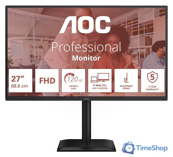 Монитор AOC 27E4CV - Изображение №1 — Интернет-магазин Time-Shop