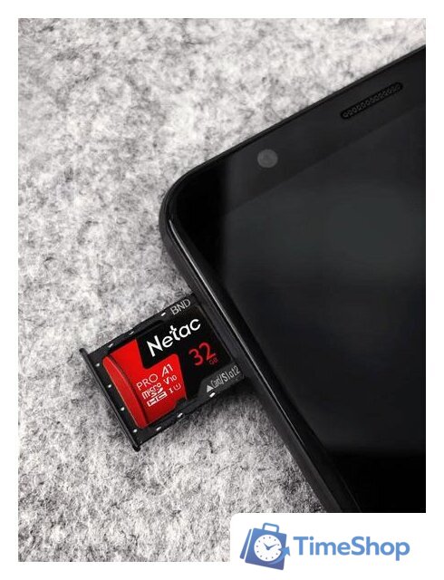 Карта памяти Netac P500 Extreme Pro 32GB NT02P500PRO-032G-R (с адаптером) - Изображение №6 — Интернет-магазин Time-Shop
