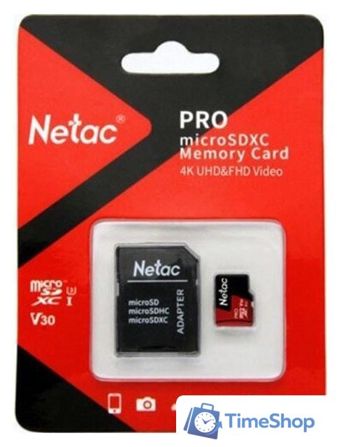 Карта памяти Netac P500 Extreme Pro 32GB NT02P500PRO-032G-R (с адаптером) - Изображение №5 — Интернет-магазин Time-Shop