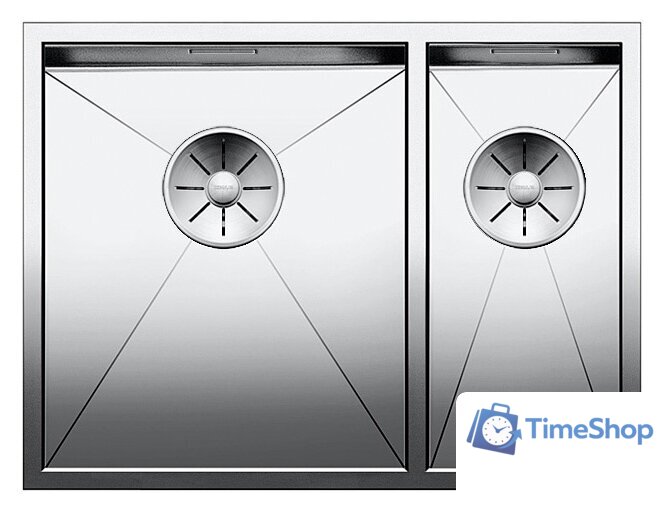 Кухонная мойка Blanco Zerox 340/180-IF (левая) - Изображение №1 — Интернет-магазин Time-Shop