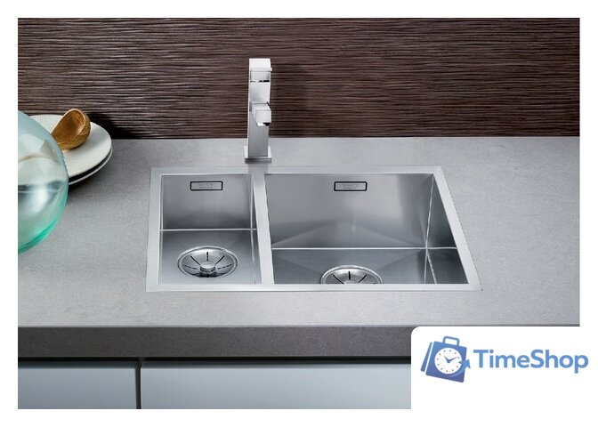 Кухонная мойка Blanco Zerox 340/180-IF (левая) - Изображение №2 — Интернет-магазин Time-Shop