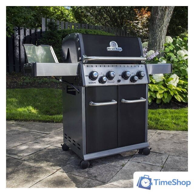 Газовый гриль для дачи Broil King Baron 490 - Изображение №4 — Интернет-магазин Time-Shop