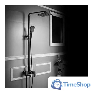 Душевая система  Rea Fort REA-P9861 (черный) - Изображение №4 — Интернет-магазин Time-Shop