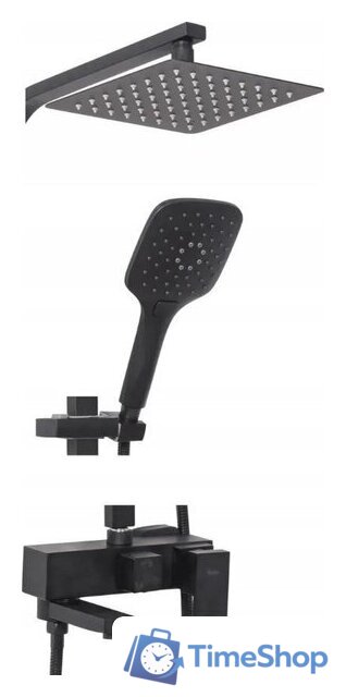 Душевая система  Rea Fort REA-P9861 (черный) - Изображение №2 — Интернет-магазин Time-Shop